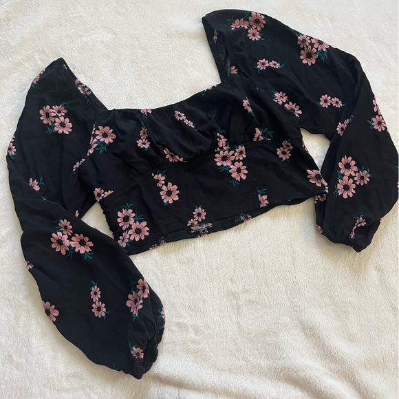 Wild Fable Floral Crop Top - Picture 1 of 10